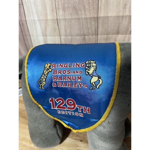 Rare Ringling Barnum And Baileys 129th Anniversary Elephant Plush Vintage 1998 - Picture 2 of 13
